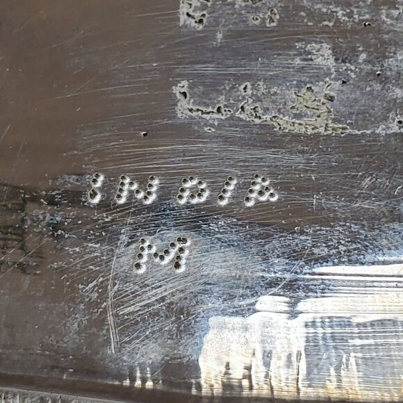 Vintage Silver Tone Brass Inlay Jewelry Trinket Box Floral Design Made in India - Picture 8 of 16